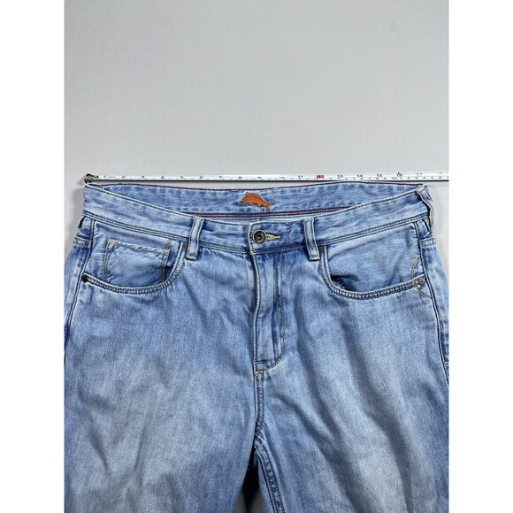 Tommy Bahama Mens Relaxed Fit Jeans Light Wash 34 x 32(Fits34x31) Tencel blend - Picture 14 of 15